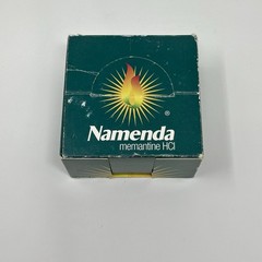 Vintage NAMENDA Pharmaceutical Drug Rep Post-It Note Pad Cube