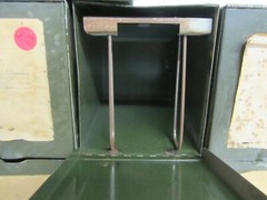 Lot of 9 Vintage Metal Drug Medical Pharmacy Prescription File Boxes 8 Inserts