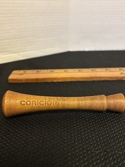 Vintage Coricidin Wooden Advertising Pestle 4” Apothecary Pharmacy