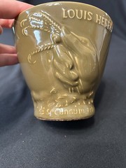 Vintage Apothecary Mortar Louis Hebert Ceramic
