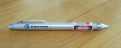 Vintage Rare Drug Rep Promo Lipitor /Caudet Pen with flash light (read)