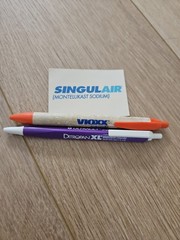 Lot- Levaquin Ditropan Vioxx Singulair Pharmaceutical Pens Magnet Drug Rep
