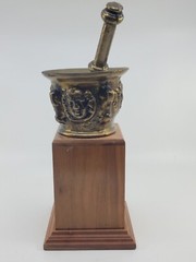 1957 Rexall Drug Outstanding Achievement Award Trophy Pharmaceutical Antique