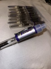 Xyzal Ink Drug Rep Heavy Weight Pens Lot Of 9