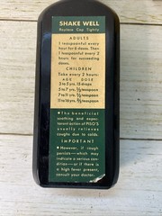 Vintage PISO’S Chloroform Cough Syrup Medicine Bottle Rare Original Box Amber