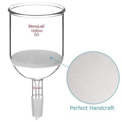 stonylab Buchner Filtering Funnel, Borosilicate Glass Buchner Filtration Funn…