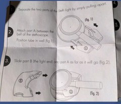 Vtg. COREG CR Drug Rep Promo Stethoscope Exam Light Set Combo Prometrium NOS