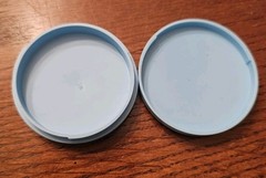 Vintage FIORICET Tablets Pill Box Container Plastic Screw Top Pharmaceutical