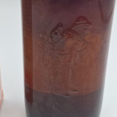 Vintage 1950’s SCOTT’S EMULSION BOTTLE w/ Contents Harold Ritchie, CLIFTON NJ