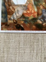Pfizer Advertising 1962-1963 Calendar Art Print The Apple Seller Renoir Lot of 2