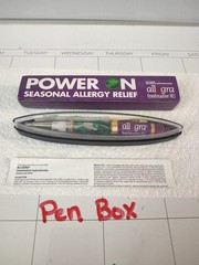 ALLEGRA PEN – Pharma Swag – Drug Rep „LIGHT UP“ Pen w/ Case, Box & Insert NEW