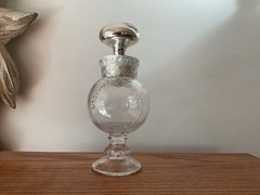 VTG.Dakota 5 INCH Vacuum Oil Co.Pharmacy Apothecary Display Jar 5” Mini RARE SZ.