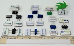 Namenda Avandamet Amitiza Zyrtec Binder Clips Drug Rep Pharmaceutical Lot of 12