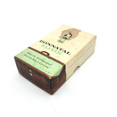 Empty DONNATAL Cardboard Box A H Robbins Apothecary Pharmacy Phenobarbital 5″