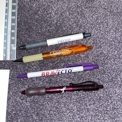 4 VINTAGE Promo Pharmaceutical Drug Rep Doctor Note Pad Paper And Pens Lot