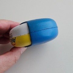 Ambien CR Stress Ball Promo Pharmaceutical Collectible Blue Yellow White Good