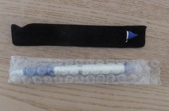 2 CRESTOR Pens, Drug Rep Pharmaceutical Advertising, Heavy Metal, Twist