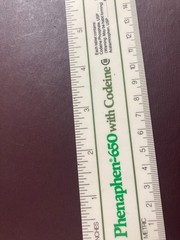 1970s Phenaphen-650 A.H. Robins Co. Pharmaceutical Rep Advertisement Ruler