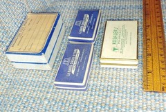 4 VTG Preston Pharmacy Boxes Cardboard Binghamton NY, Nazareth & Stroudsburg PA