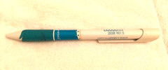 Lot of 2 Vtg Drug Rep Pharmaceutical Pens Promo Merch Lidoderm/Abbott Pain Care