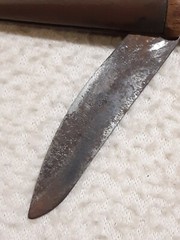 EARLY APOTHECARY CORK BORER KNIFE BLADE BRASS CONE CHEMIST MAKE YOUR OWN STOPER