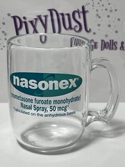 Vintage NASONEX Pharmaceutical Drug Rep Promo Mug (MD06)