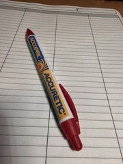Vintage Accupril Accuretic Bic Wide Body Pen