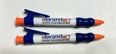 LOT OF 2 ATACAND HTC Drug Rep Advertising Pen Pharmaceuticals Collectable Pharma