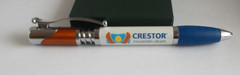Crestor Rosuvastatin Metal Promo Pen – Rubber Grip – Dried Tip