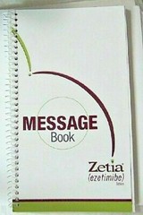 MERCK ZETIA Medi-Message Book DRUG REP LOGO Pharmaceutical Advertising NEW