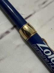 Zoloft Heavy Metal Drug Rep Pen Pharmaceutical Medical Promo