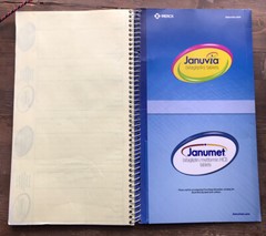 JANUVIA JANUMET PHARMACEUTICAL DRUG REP MESSAGE BOOK