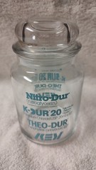 Nitro Dur Pharmaceutical Jar Empty Collectable Apothecary Jar (Empty) No Flaws!!
