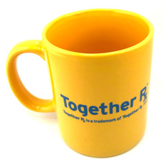 Vtg Janssen Pharmaceutical Together RX Drug Rep Promo Merch Coffee Mug NWOB HTF