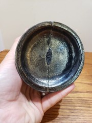 vintage 1963 Schering metal Mortar and Pestle 1st Edition Secundum Artem