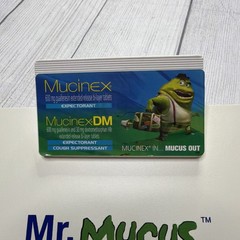 Mucinex Mr. Mucus Promotional Plastic Clipboard Advertising Pharmacy Display
