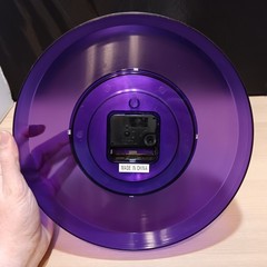 pharmaceutical drug rep Advertising collectibles Purple Wall Clock