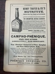 Antique Medical Brief Pharmaceutical Advertising Sheets c1888 Lot of 5