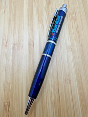 Benicar Olmesartan Medoxomil Pharma Promo Metal Gel Ink Pen Blue Tested SMOOTH