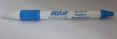 MAXALT Promotional Pen Plastic Medium Weight w/Rubberized Grip