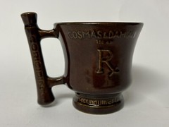 Cosmas & Damian Pharmacy Rx Mug Schering Cup Coricidin Secundum Artem Green