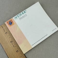 6 pads Serzone Post-It Notes Vintage Drug Rep Swag Nefazodone