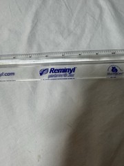 Drug Rep Pharmaceutical Reminyl Galantamine Clear Plastic Ruler Collectible