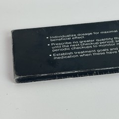 Vintage Roche Valium Black Plastic Ruler Pharmaceutical Ink Pens Lexapro Drug