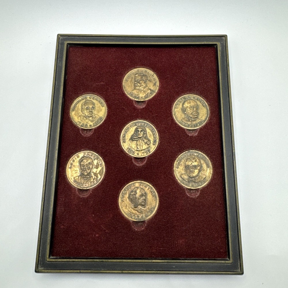 RARE Eli Lilly & Co Coins PIONEERS IN THE FIGHT AGAINST INFECTIOUS DISEASE FRAME