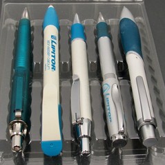 Lot of 5 Lipitor PENS Metal & Plastic Drug Rep Pharmaceutical Promo Advertising