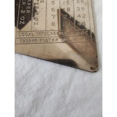 Vintage, Sav-A-Stamp, Pendulum, Postal Scale, Metal, Thorn-Foster, Handheld, USA
