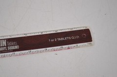 Vintage Geocillin Pharmaceutical Promotional Ruler Roerig Pfizer 70s Drug Promo