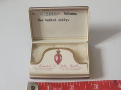 Vintage Pharmacy 50s RX Prescription pill box NEIL SHIPPY’S Grand Rapids, MI EXC