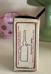 Vintage Parke, Davis, & Co. PITOCIN Glaseptic Ampules Complete Box Of 6